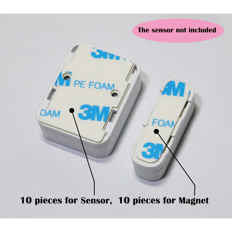 Replacement Adhesive for SimpliSafe Entry Sensors, Pre-Cut, Easy to Install,