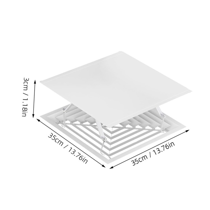 SHINEOFI 2pcs Ceiling Air Conditioner Deflector with Hooks Stylish Windshield