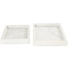 Deco 79 Tray, 22",11"W, White