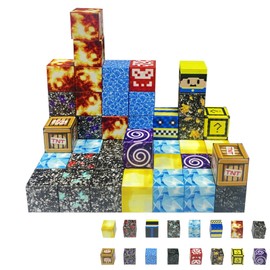 Astrevo Magnetic Building Blocks, 50 Pieces, Magnetic Game Children's Toy for Boys and Girls from 3 4 5 6 7 9 10-12 Years, Boys Building Toy Sets Gifts for Children