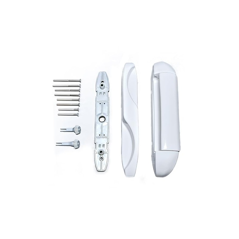 8.7" Interlock Intuition Sliding Glass Door Handle Kit Replacement -