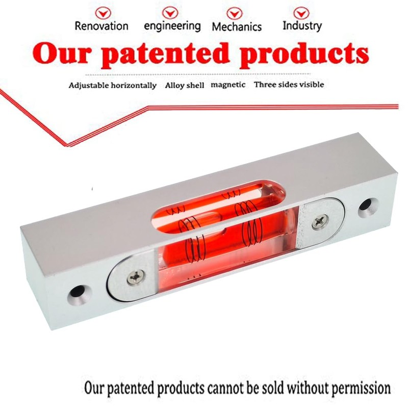Bar type high-precision level, high-precision aluminum alloy metal adjustable level,