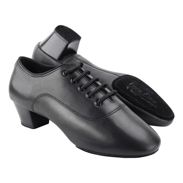 Very Fine Mens Valerian Soft Lamb Leather Latin Salsa Tango Samba Dance Shoes Black 2" Heel 11 M