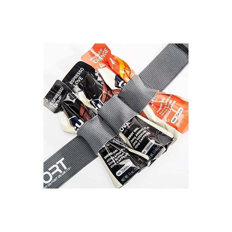 RJ-Sport Triathlon Race Number Belt, Running Strap with Numbers &