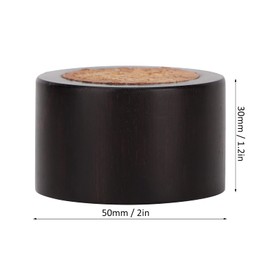 Pssopp Needle Cushion Wooden Base Ball Shaped Vintage Round Pin Cushion Craft Tool Insertion Storage Tools[Sandalwood Needle] Sewing Baskets