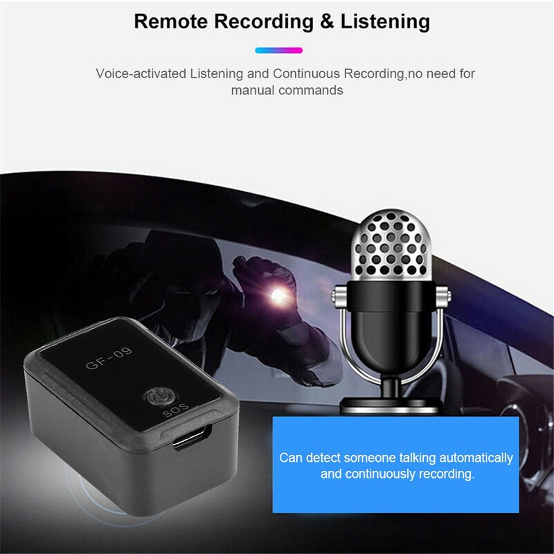 Mini Car GPS Alarm Magnetic Tracer Personal Tracking Anti theft