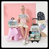 Meetbelify Rolling Backpack for Girls Backpack with Wheels for Elementary
