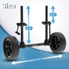 GanFindX Heavy Duty Kayak Cart | Adjustable Foldable Trolley with