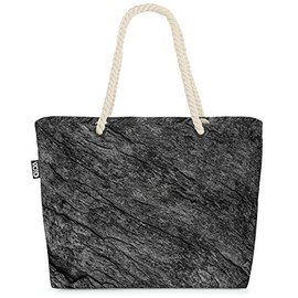 VOID Stone Anthracite Beach Bag Shopper 58 x 38 x 16 cm 23L XXL Shopping Bag Travel Bag Beach Bag