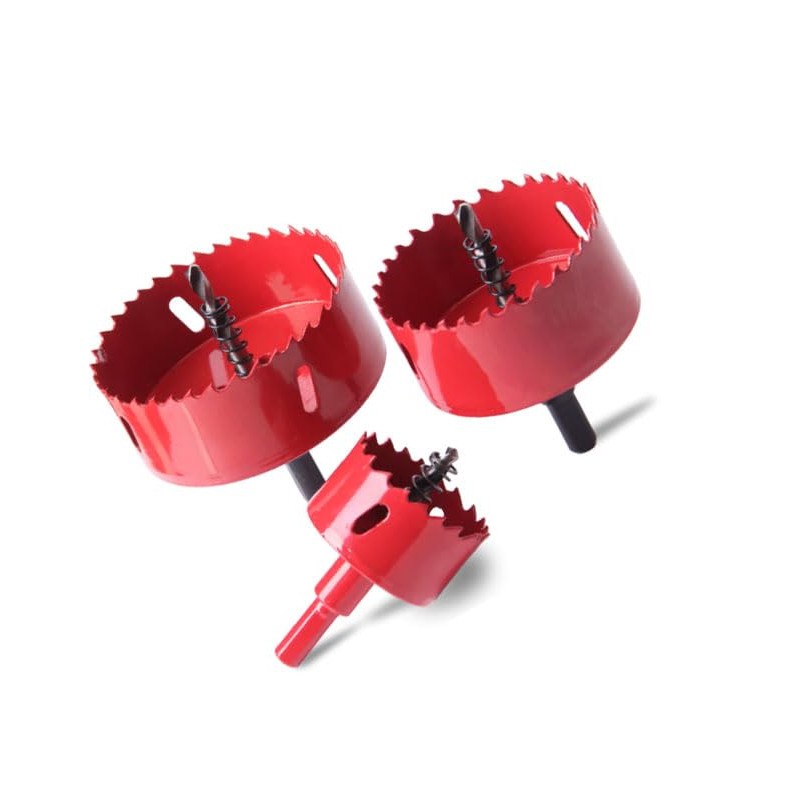 6-1/8Inch / 155mm HSS Bi-Metal Hole Cutter with Pilot Drill