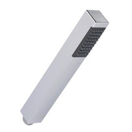 Nuie PK329 Accessory Modern Bathroom Shower Square Brass Handset, Chrome