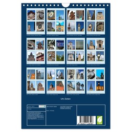 Uhr-Zeiten (Wandkalender 2025 DIN A4 hoch), CALVENDO Monatskalender [Calendar] CALVENDO and J. Richtsteig, Walter