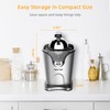 Healnitor 150W Electric Citrus Juicer Squeezer with 2 Cones, Stainless