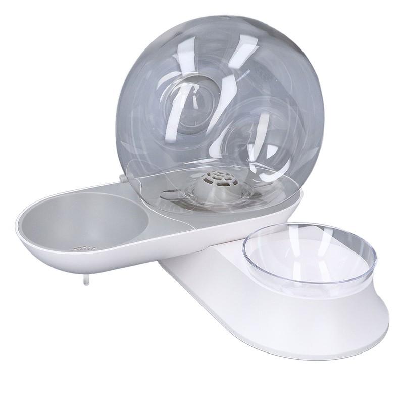 Pet Water Dispenser Food Feeder Cat Automatic Drinking Snail Shape