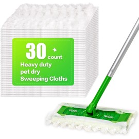 YHOVID Heavy Duty Dry Sweeping Cloths for Swiffer Sweeper Mop