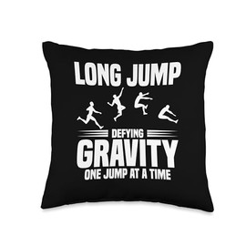 Long Jumper Spikes Track Shoes Men Spikes Long Jump Athlete Throw Pillow