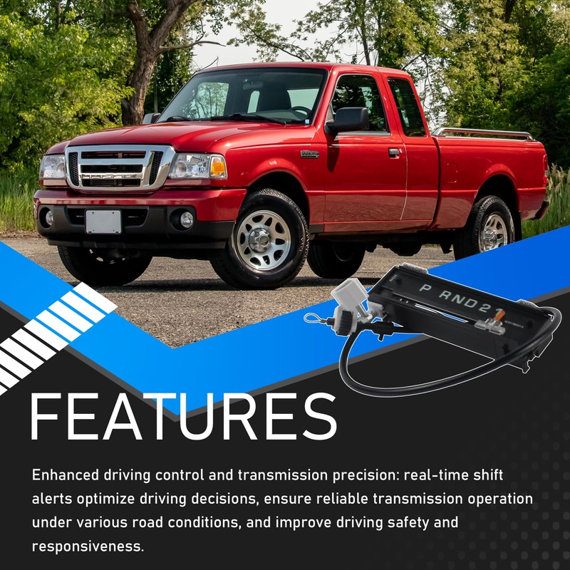 YzusGomumu Gear Shift Indicator Assembly Compatible with 2004-2011 Ford Ranger