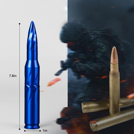 7.8in Car Truck Antenna Bullet Antenna Truck Accessories Silverado 1500 Ford F150 Dodge Ram 1500 GMC Sierra 1500 Ranger Short Replacement Antena para Carro (Blue, 7.8in Spiral Style)