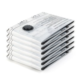 GRIFEMA GH83-5, 6 Pack Vacuum Storage Bags 70x50 cm - Reusable Space Saver Bags for Blankets, Duvets, Clothes, Seasonal Clothing & Travel Luggage Storage