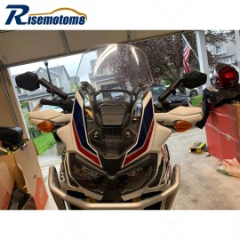 RI For Honda Africa Twin Mirror Kit, Folding, Dual Sport, ADV, w/Ball,Arm
