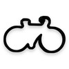 Bicycle Cookie Cutter with Easy Push Design