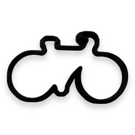 Bicycle Cookie Cutter with Easy Push Design