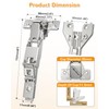 Chibery 2 Pack 165 Degree Soft Close Kitchen Corner Hinges,