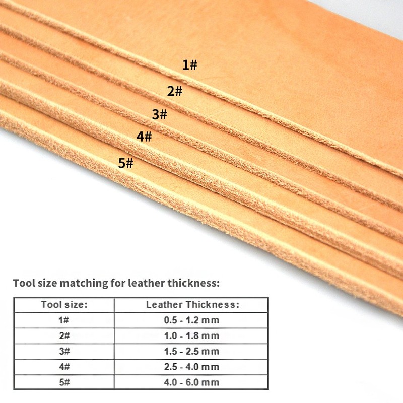 OWDEN Professional Leather Edge beveles for Leather Craft (2#),Leather Tool