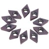 10pcs Diamond Shape Carbide Insert Cutter Machine Lathe Milling Tool
