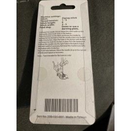 Cutex Button Sewing Foot #5011-9 Snap-On For Domestic Sewing Machine