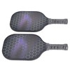 2PCS Pickleball Paddles Set Fiberglass Lightweight Pickle Ball Rackets with