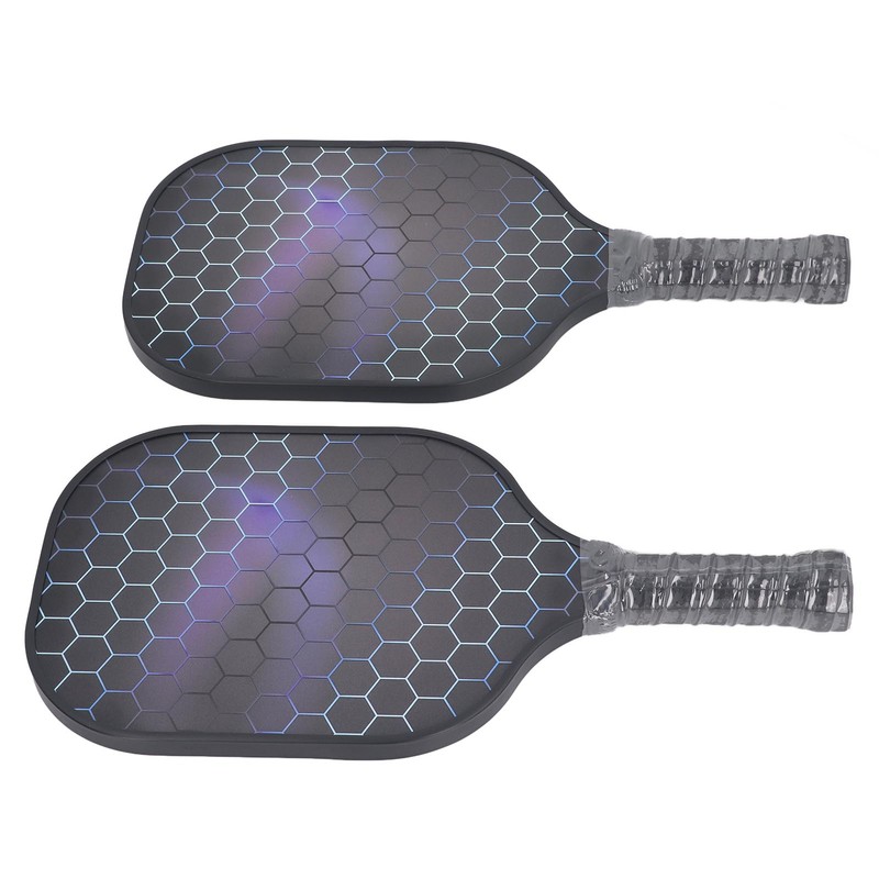 2PCS Pickleball Paddles Set Fiberglass Lightweight Pickle Ball Rackets with