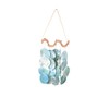 Blue Placuna Wind Chime 10x14"