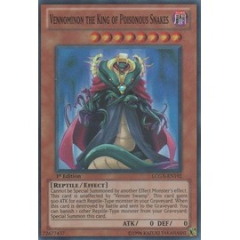 YU-GI-OH! - Vennominon The King of Poisonous Snakes (LCGX-EN192) - Legendary Collection 2-1st Edition - Super Rare