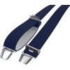 Harrys-Collection Men's Braces 4 Extra Strong Clips Single Colour -