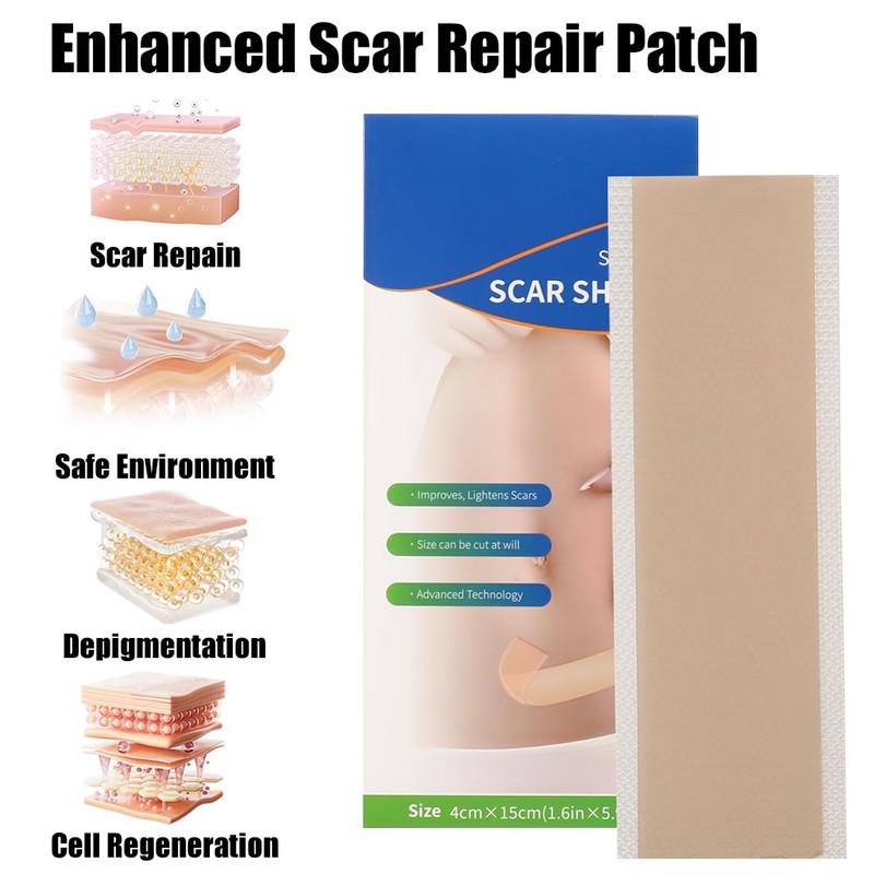 Silicone Scar Sheets 1.6" x 6" Silicone Scar Tape for