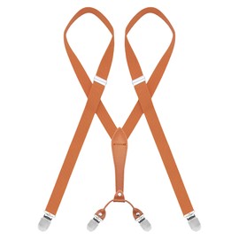 AYOSUSH Ladies Suspenders Skinny Brown Y Shape Adjustable Suspenders Skirt Women