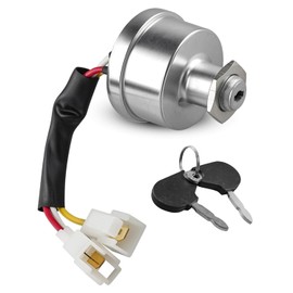 TIKSCIENCE 005558982R93 Tractor Ignition Switch Fit for Mahindra 3540 4025 4035 4550 C27 C35 3505 3325, Tractor Starter Ignition Key Switch Cable