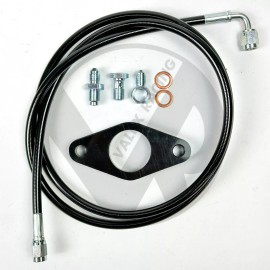 Valex Racing K SWAP S2000 S2K CMC CLUTCH MASTER CYLINDER ADAPTER PLATE & BLACK SS CLUTCH LINE