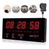 Reloj De Pared Digital Con Termómetro, Alarma Y Calendario