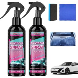 Lioatyo 2 Pack Nano Ceramic Wax Car Glass Coating Liquid Hydrophobic AntiScratch Wax Wax