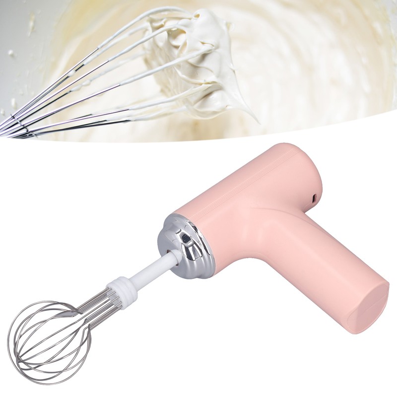 Electric Egg Beater Cordless Hand Mixer Handheld Egg Whisk for
