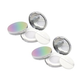 SAFIGLE Travel Size Makeup Powder Compacts Portable Loose Powder Boxes Abs Material Leakproof