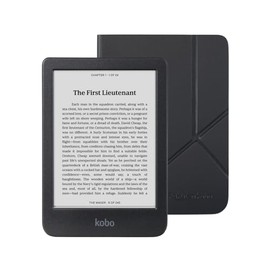 Kobo Clara BW eReader with Case Bundle (Black SleepCover, Case Bundle)
