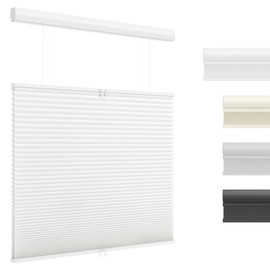 UNISHADES Top Down Bottom Up (TDBU) Cellular Shades Cordless Honeycomb Blinds for Indoor Windows, for Windows Size (20" W × 48" H) Colour (White - Light Filtering)