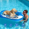 EXPAWLORER Inflatable Dog Pool Float Raft with Handle & Rope