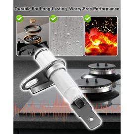 HUFEWU Gas Range Stove Igniter Fit for Bosch NGM3654UC/01 NGM3654UC/02 Thermador SGS304FS/01 SGS304FS/02 Replace AP4434211 1560064 00612817,1PCS