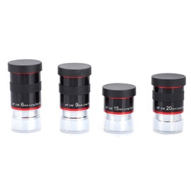 1.25" 68° Ultra Wide Angle FMC Eyepiece Kit 6+9+15+20mm for Astro Telescope