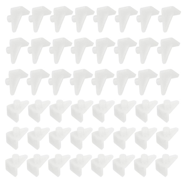PATIKIL Shelf Support Pegs 0.2", 50pcs PP Plastic Shelf Holder