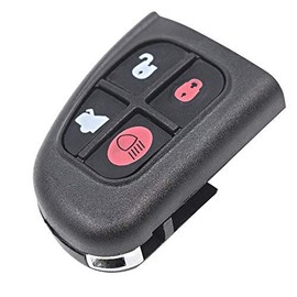 Keymall keyless Entry Replacement Car Key 4B Fob Remote 315MHZ With 4D60 Chip for Jaguar 01-08 S-Type 02-08 X-Type 01-08 XJ8 Uncut Blade